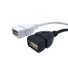 Micro USB 轉USB OTG轉接線｜黑色/白色