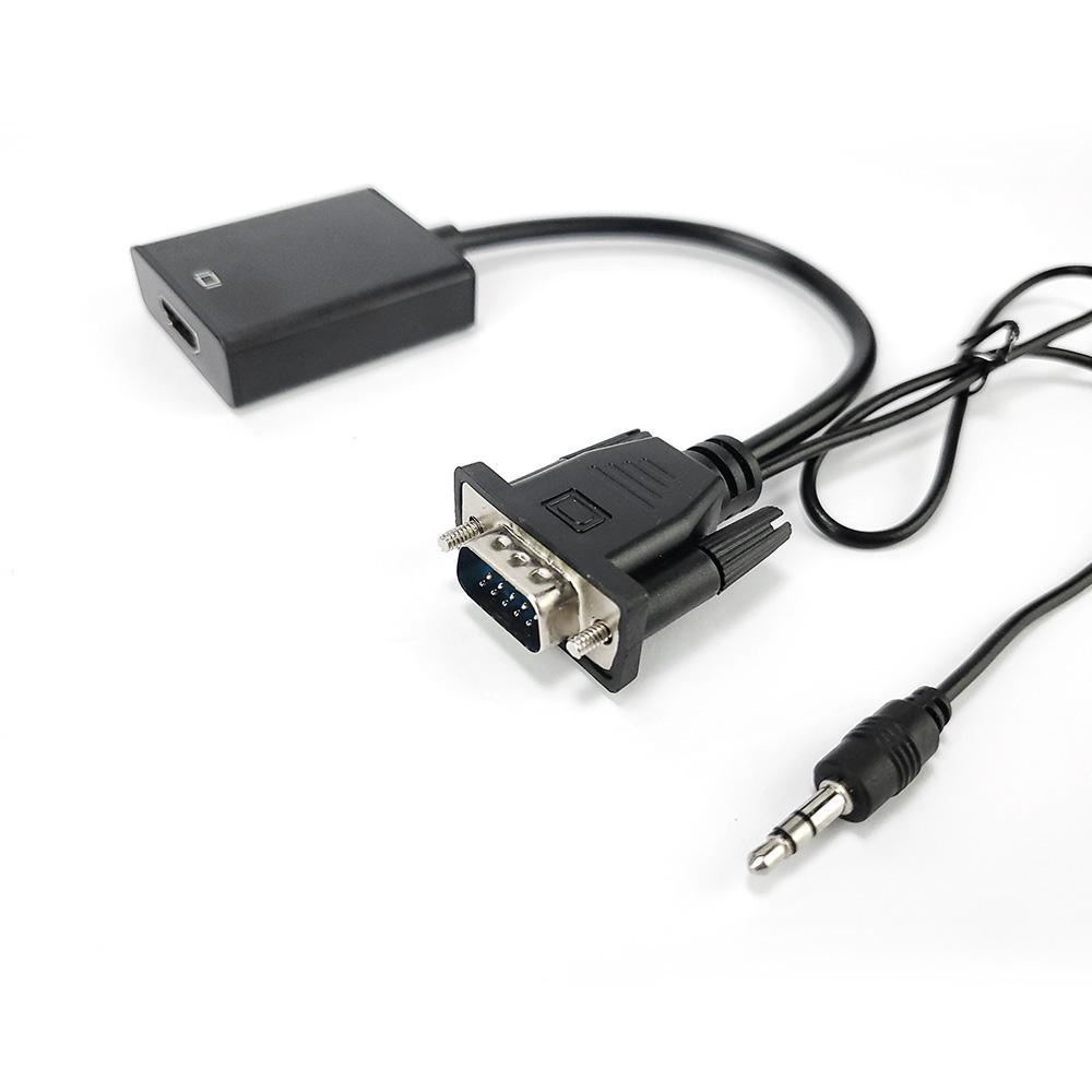 VGA轉HDMI 轉接線-支援音源輸出/支援Win7、Win8、Win10、Mac