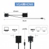 VGA轉HDMI 轉接線-支援音源輸出/支援Win7、Win8、Win10、Mac