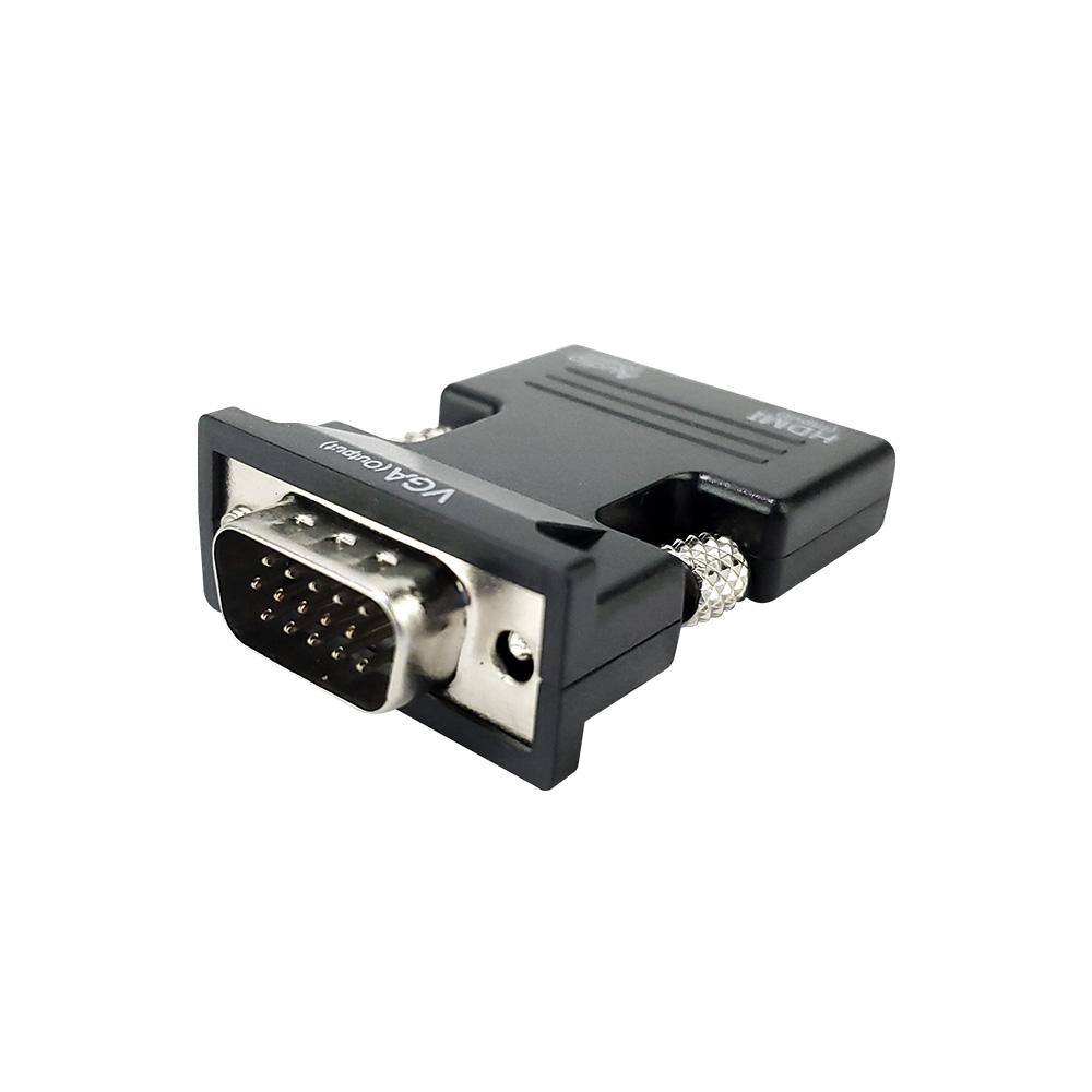 VGA轉HDMI 轉接頭-支援音源輸出