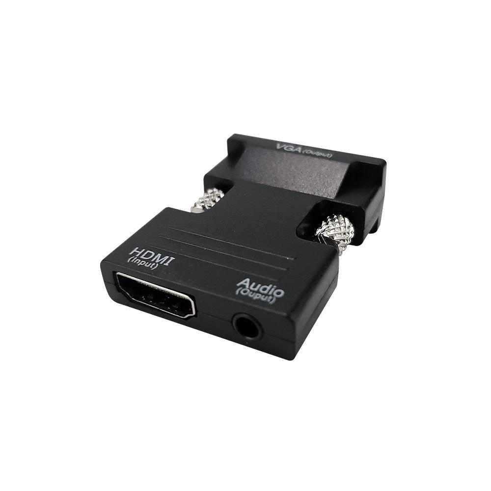 VGA轉HDMI 轉接頭-支援音源輸出