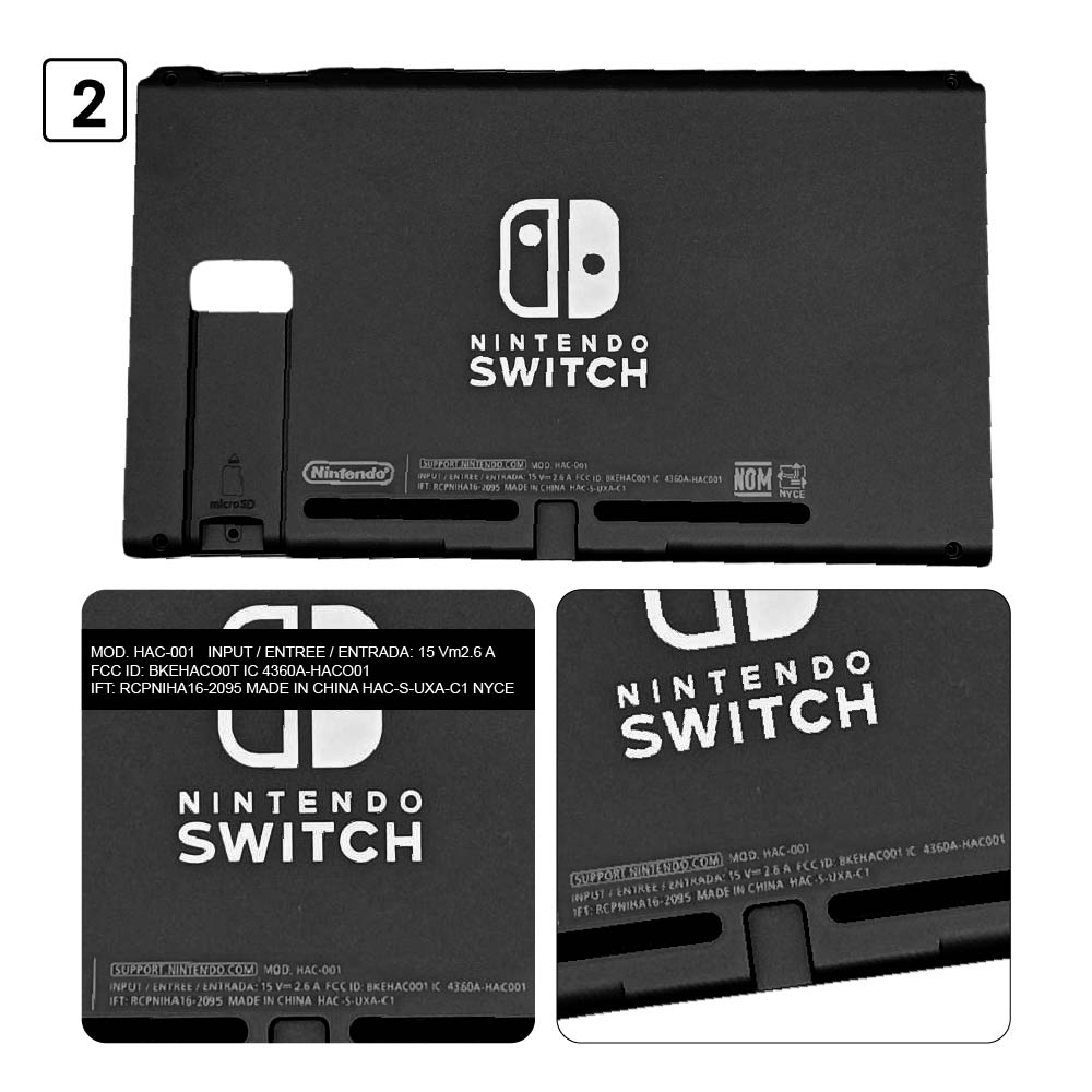 Switch 黑色替換背蓋｜適用一代/普|-順悅科技有限公司Joy-Con-官網商城