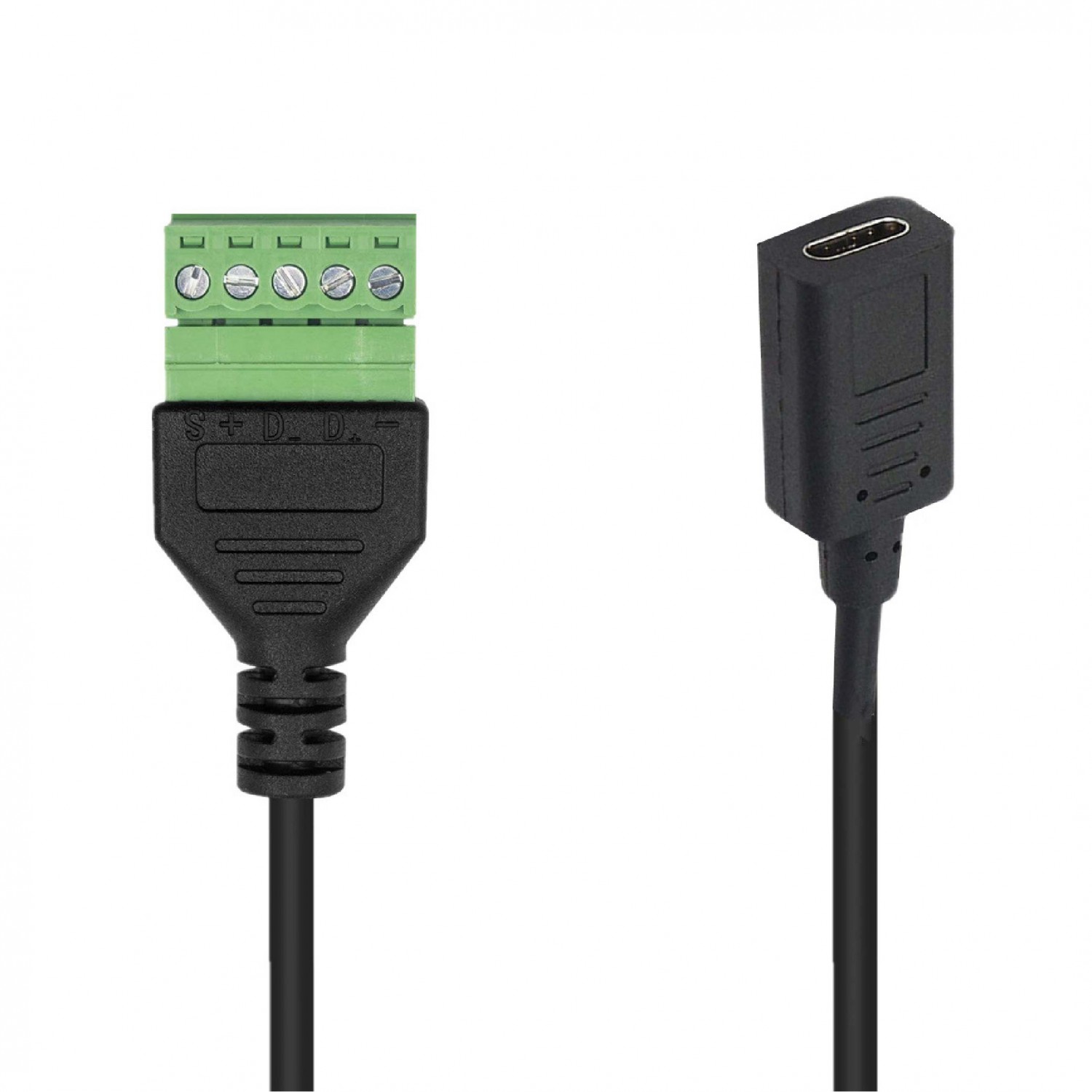 免焊接 Tpye-C轉綠色端子 免焊接 Tpye-C轉綠色端子