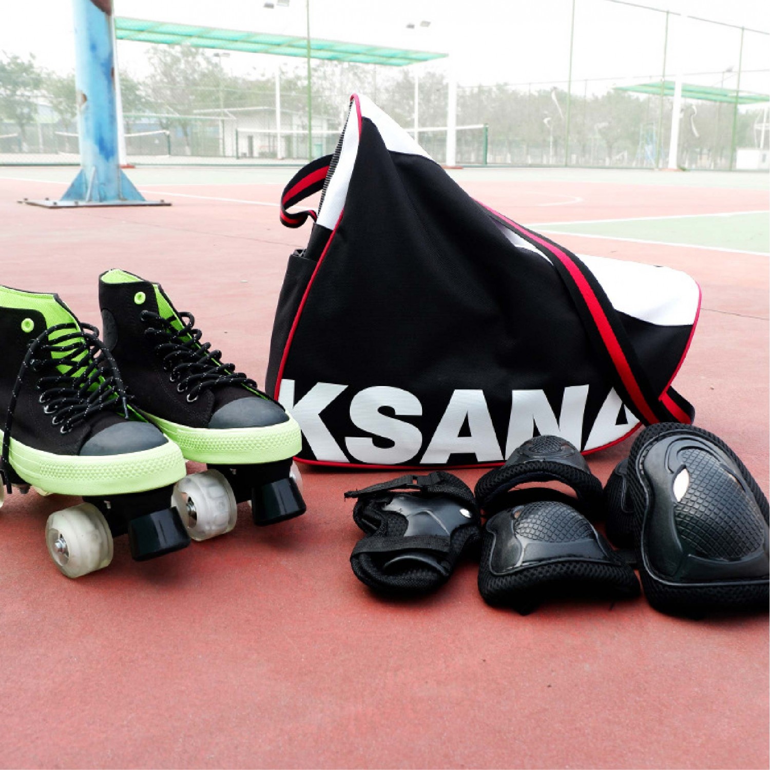 成人男女 溜冰鞋單肩收納背包 成人男女 溜冰鞋單肩收納背包