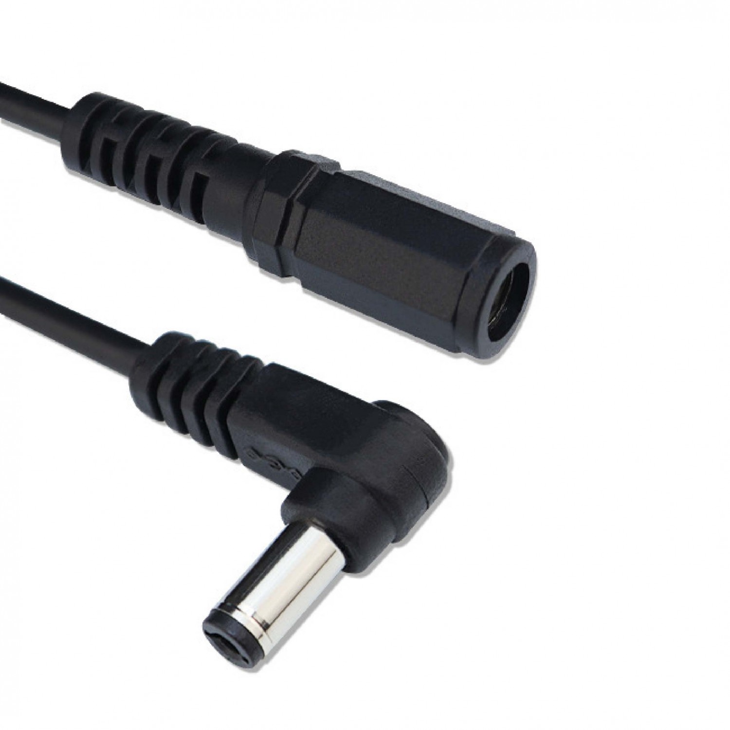 彎頭DC公對母轉接線｜20cm