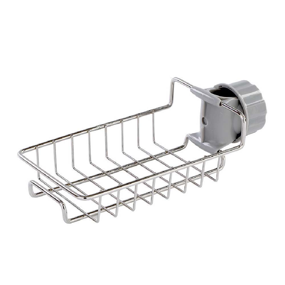 廚房衛浴專用 水龍頭置物架｜不鏽鋼單層/單層帶毛巾架