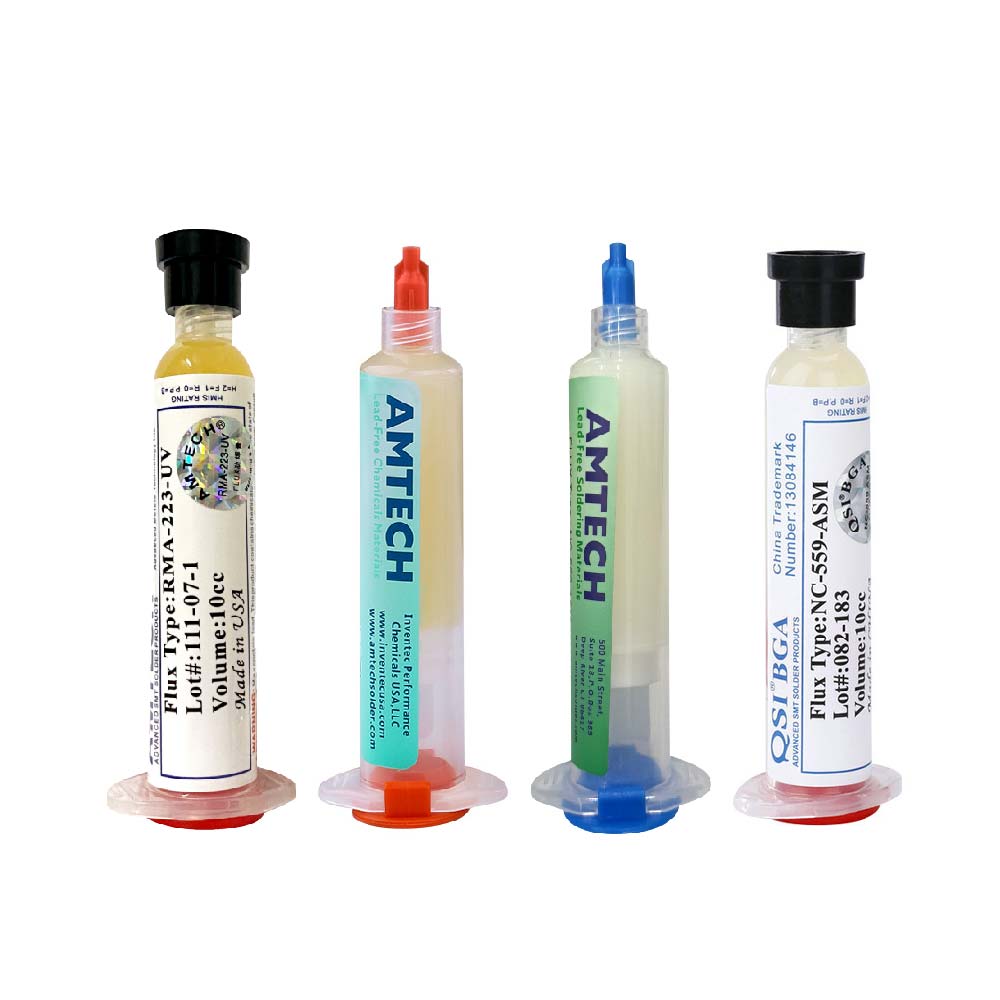 AMTECH 針筒式助焊膏｜NC-599-ASM/RMA-223-UV/RMA-218