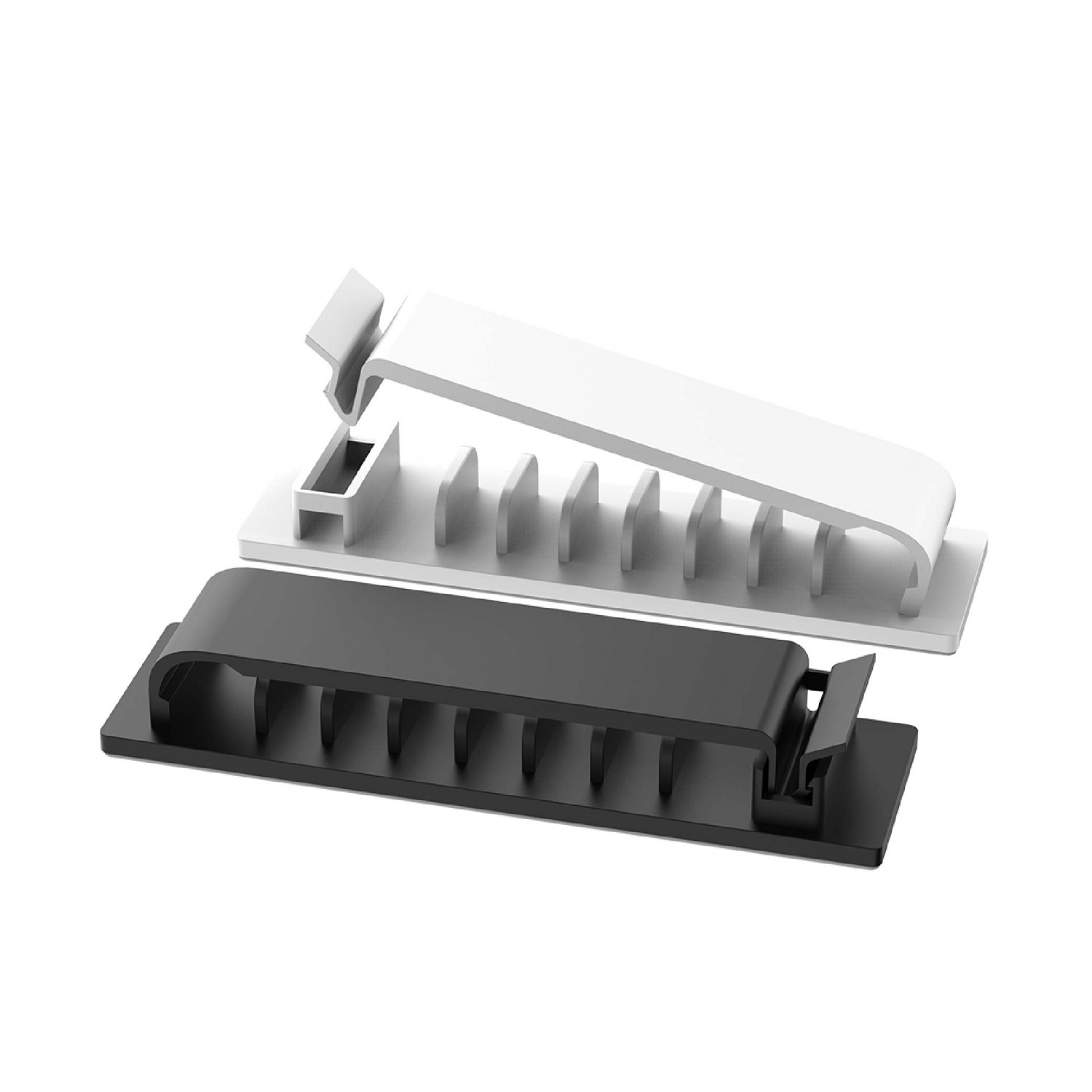 5/8/10孔固線夾｜黑/白/透明