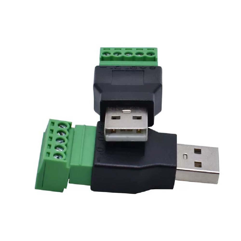 免焊接 USB公母轉5Pin端子 免焊接 USB公母轉5Pin端子