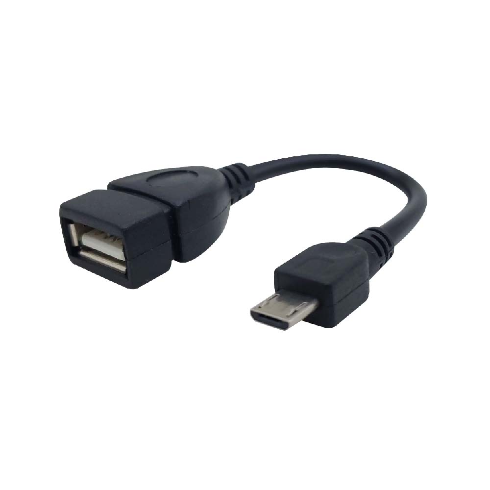 Micro USB 轉USB OTG轉接線｜黑色/白色