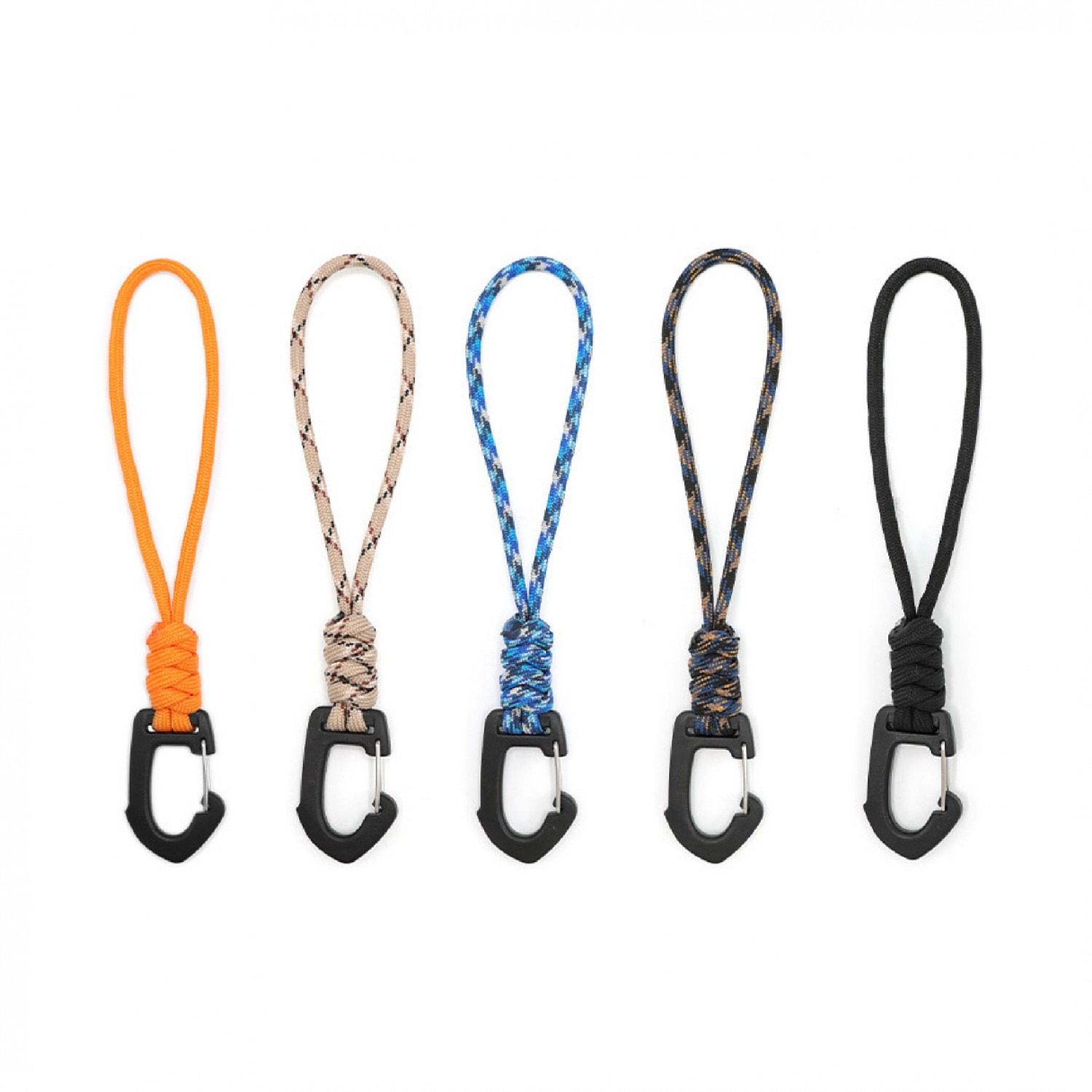 七芯鑰匙掛繩｜黑/澄/迷彩｜露營神器/登山用品