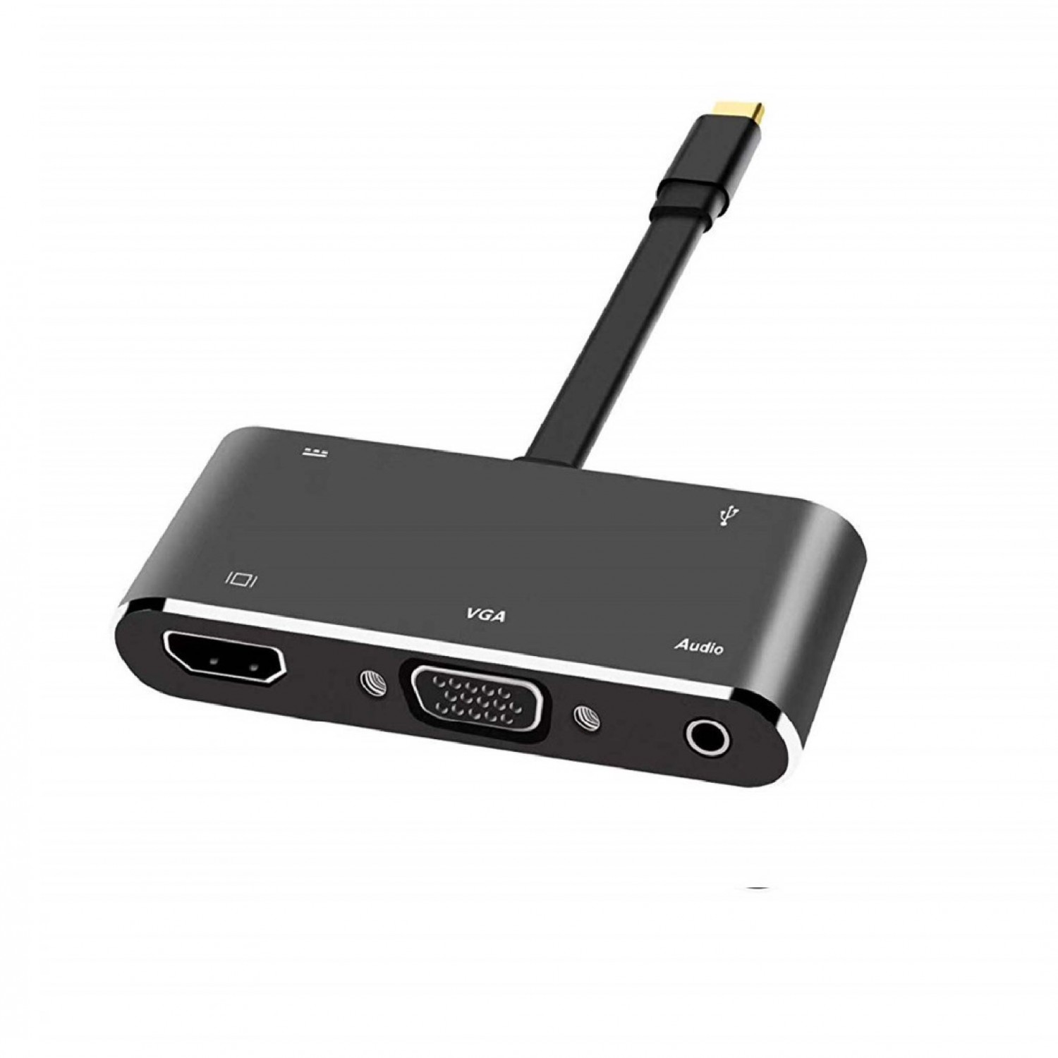 Type-C轉HDMI五合一轉接器｜支援iPhone15/Switch雙影像同步輸出與監聽功能