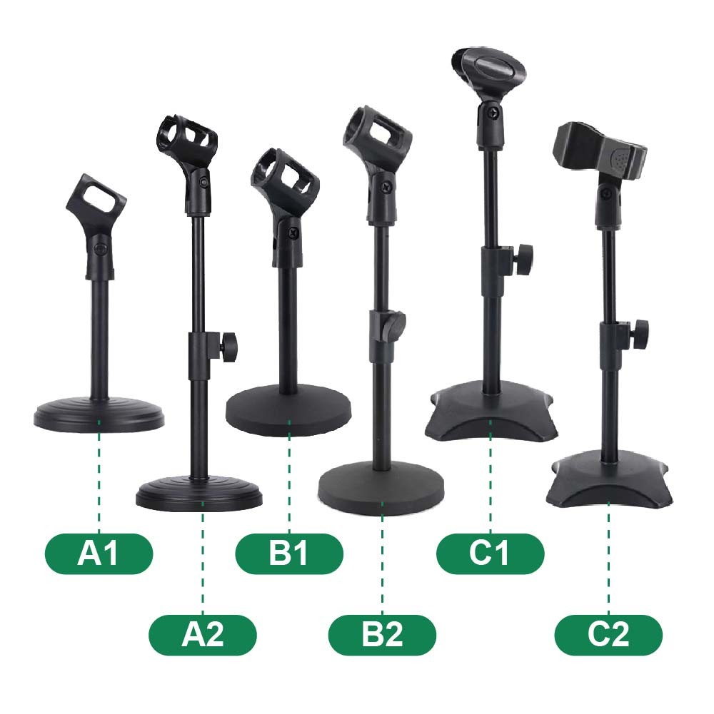 桌上型台座麥克風支架|無升降/可升降 桌上型台座麥克風支架|無升降/可升降