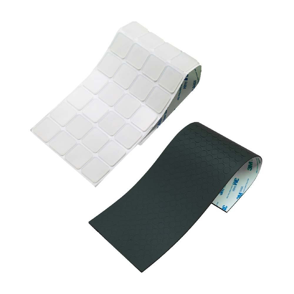 3M防滑矽膠墊片｜黑色/透明1mm