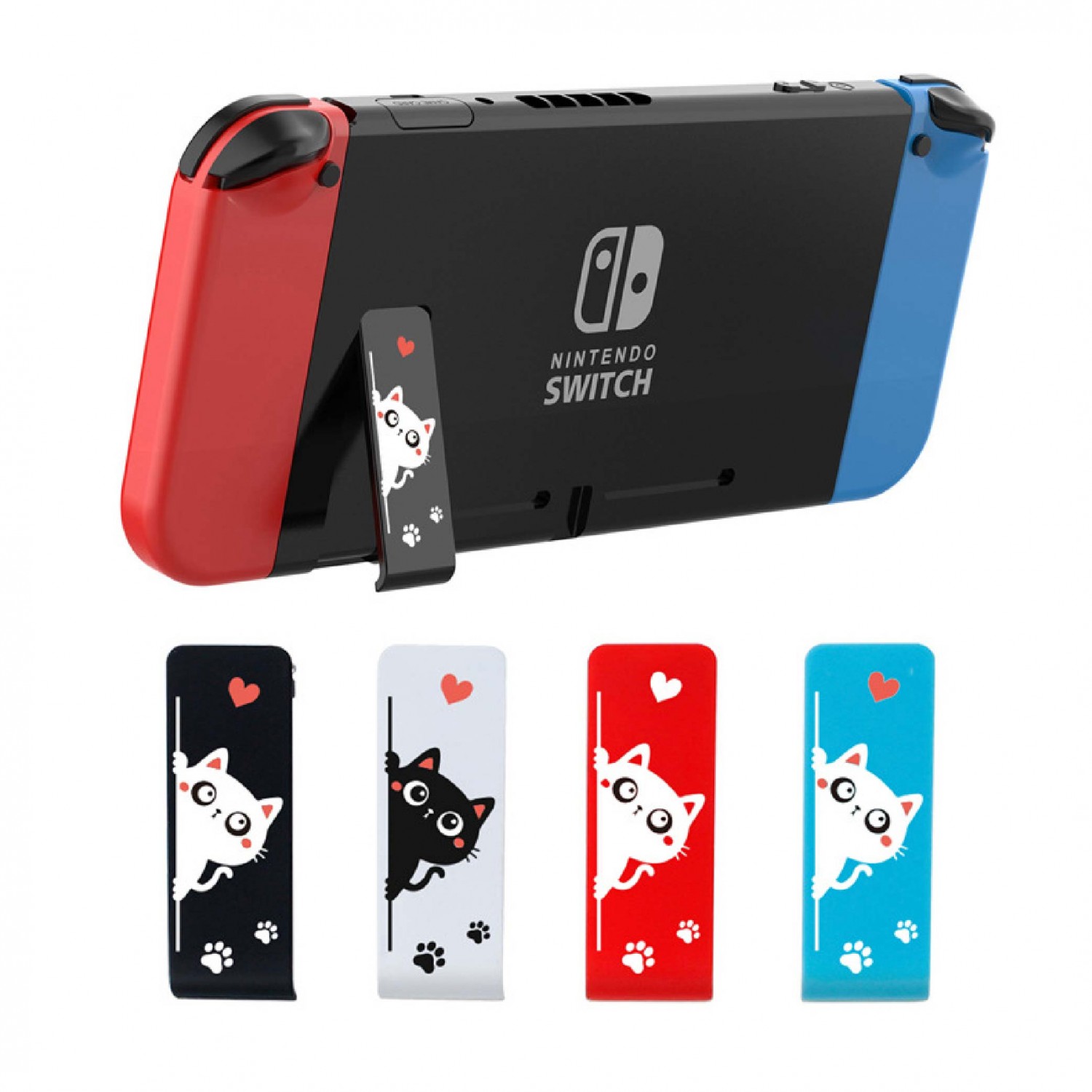 Switch主機 可愛貓咪支撐架｜適用一代主機