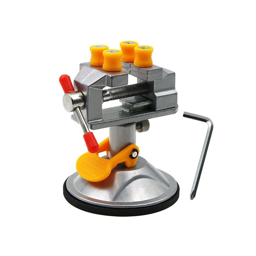 吸盤式 360°旋轉迷你台虎鉗