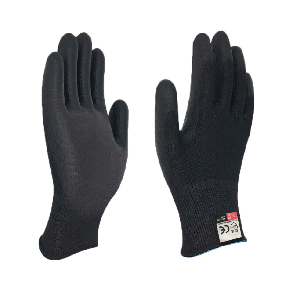 工業級 5級HPPE防割PU塗掌防護手套｜L碼｜一對售