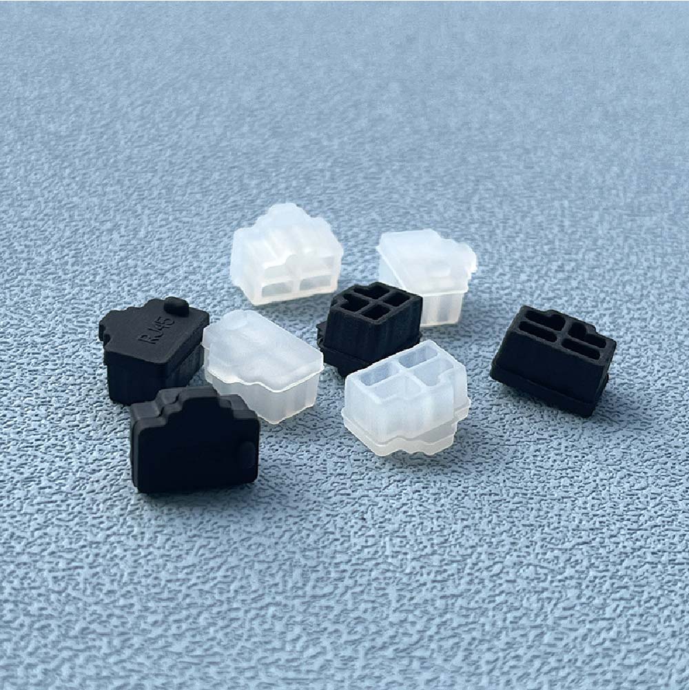 RJ45母孔防塵保護塞｜軟矽膠/TPU