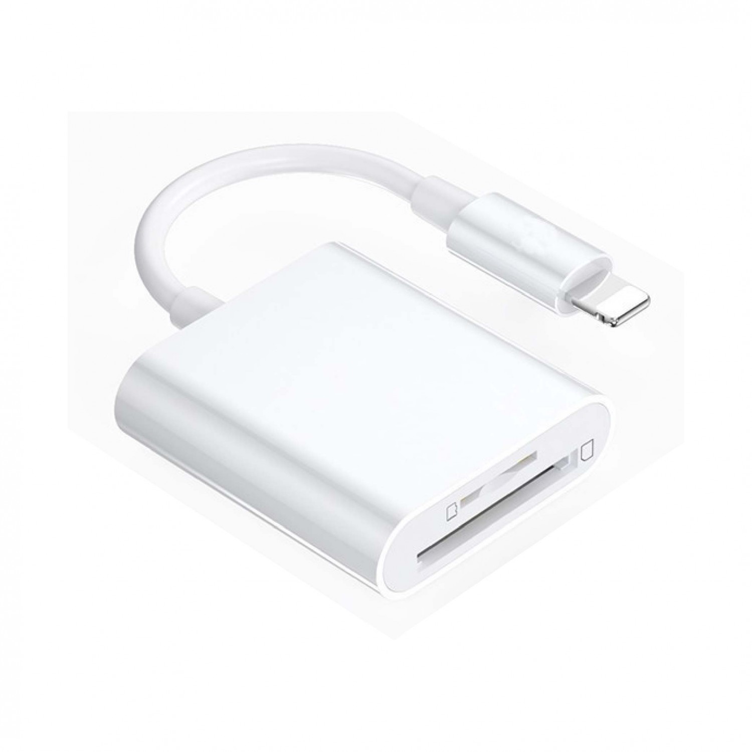 支援最新 IOS26以上 SD+TF轉Lightning讀卡機