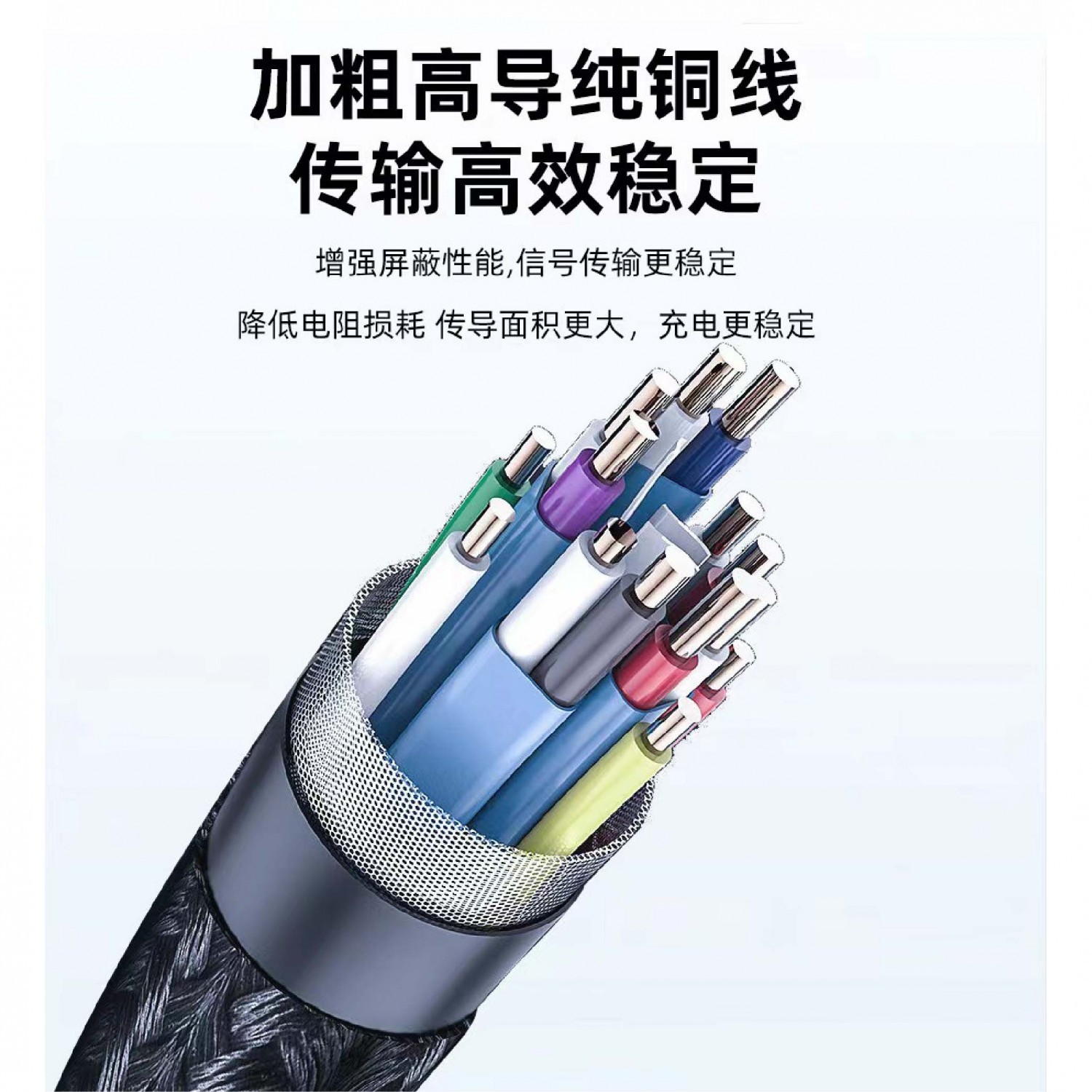 雙頭Type-C快充編織線|PD240W/48V/40Gbps/8K投影 雙頭Type-C快充編織線|PD240W/48V/40Gbps/8K投影