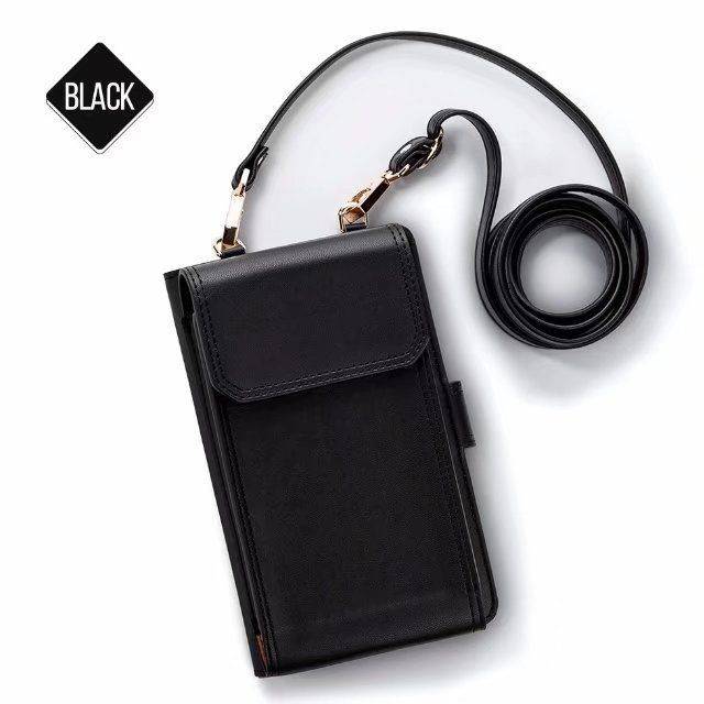 簡約皮革多功能手機包-多色款