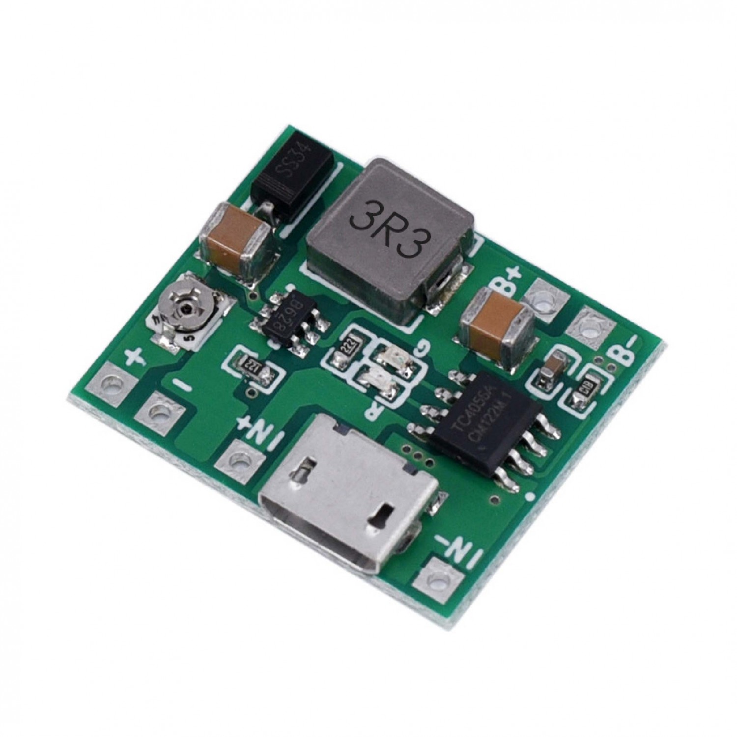 3.7V鋰電池充電升壓一體模塊｜升壓5V9V12V24V