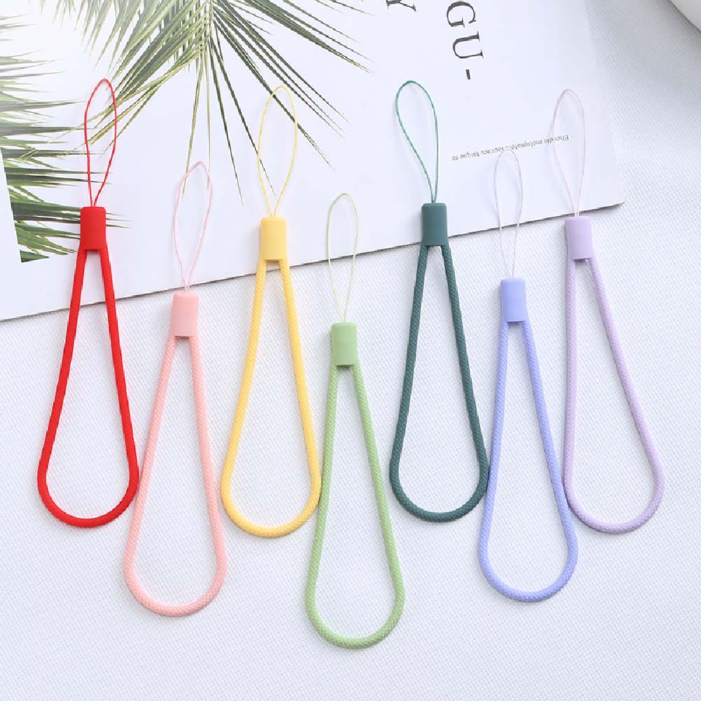 編織紋矽膠手機掛繩｜短款19cm｜29色任選