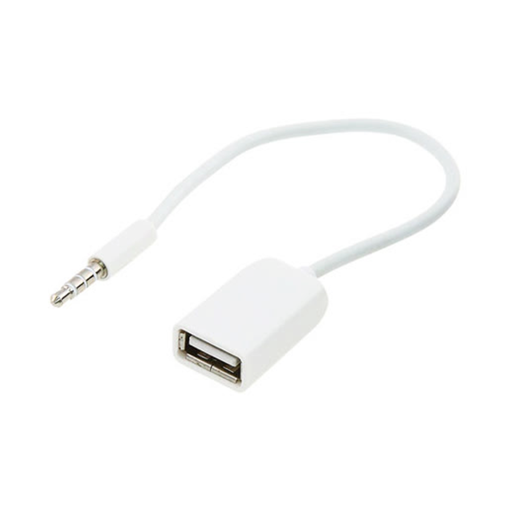 3.5mm轉USB AUX汽車專用音頻轉接線