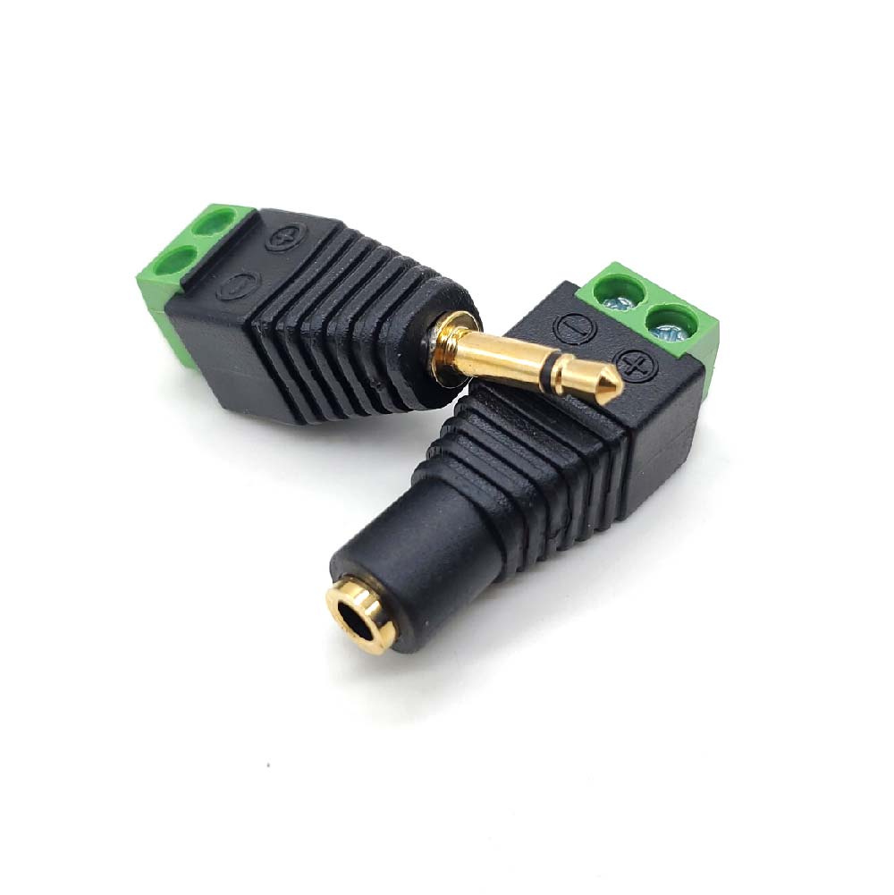 免焊接 3.5mm音源轉綠色端子|一環2節/二環3節/三環4節|2Pin/3Pin/4Pin端子 免焊接 3.5mm音源轉綠色端子|一環2節/二環3節/三環4節|2Pin/3Pin/4Pin端子