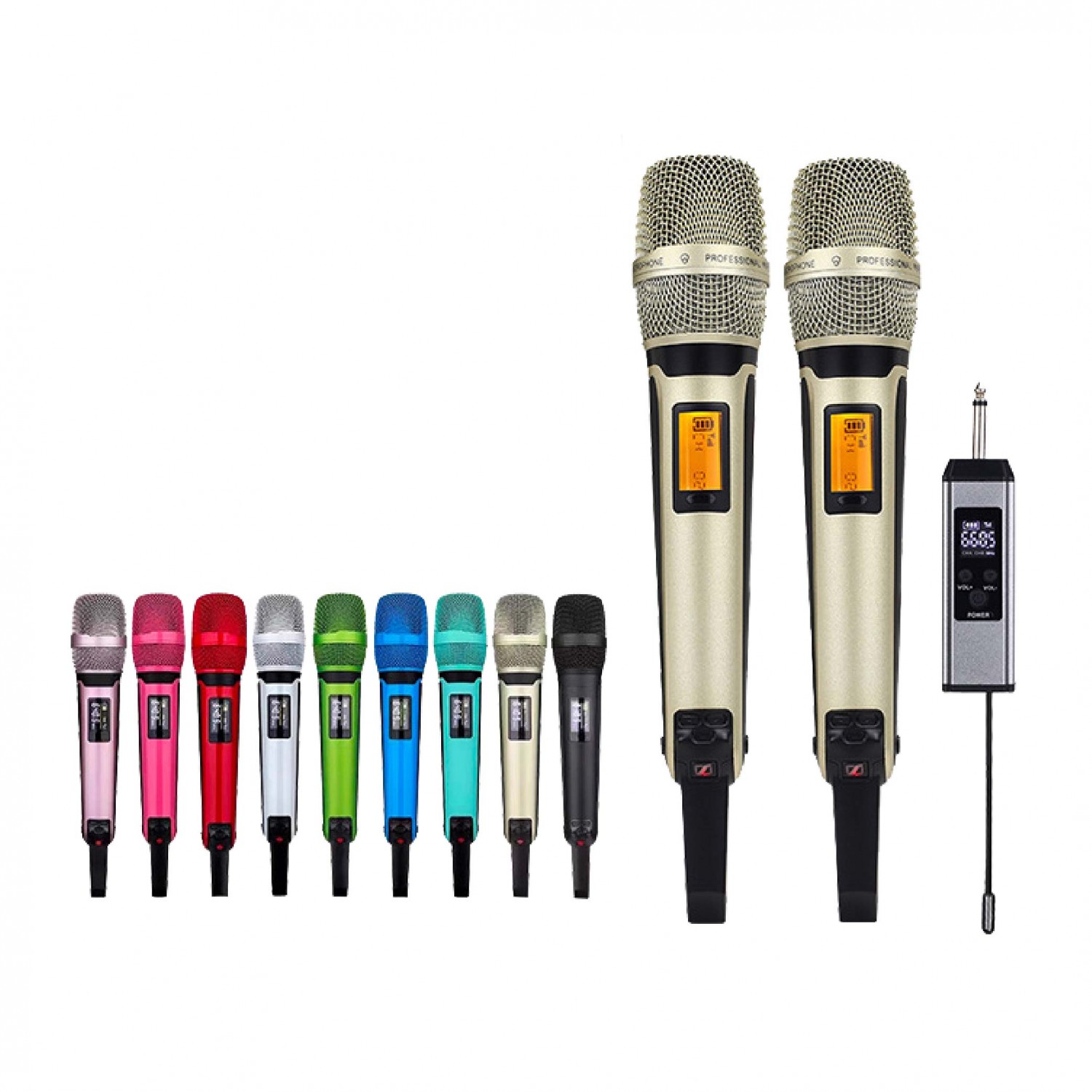 SKM9000無線麥克風｜一拖二