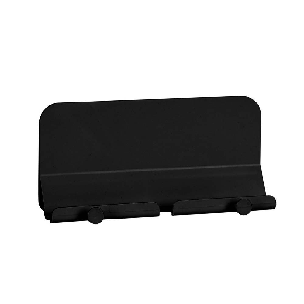 壁掛式L型多功能置物架｜黑/白