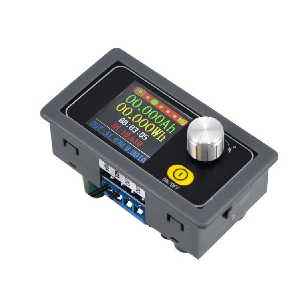 DC-DC直流電壓升降器 / DIY外殼套組｜加粗加硬｜1.44吋液晶顯示｜可調直流/穩壓電源/升壓降壓模塊/恆壓恆流