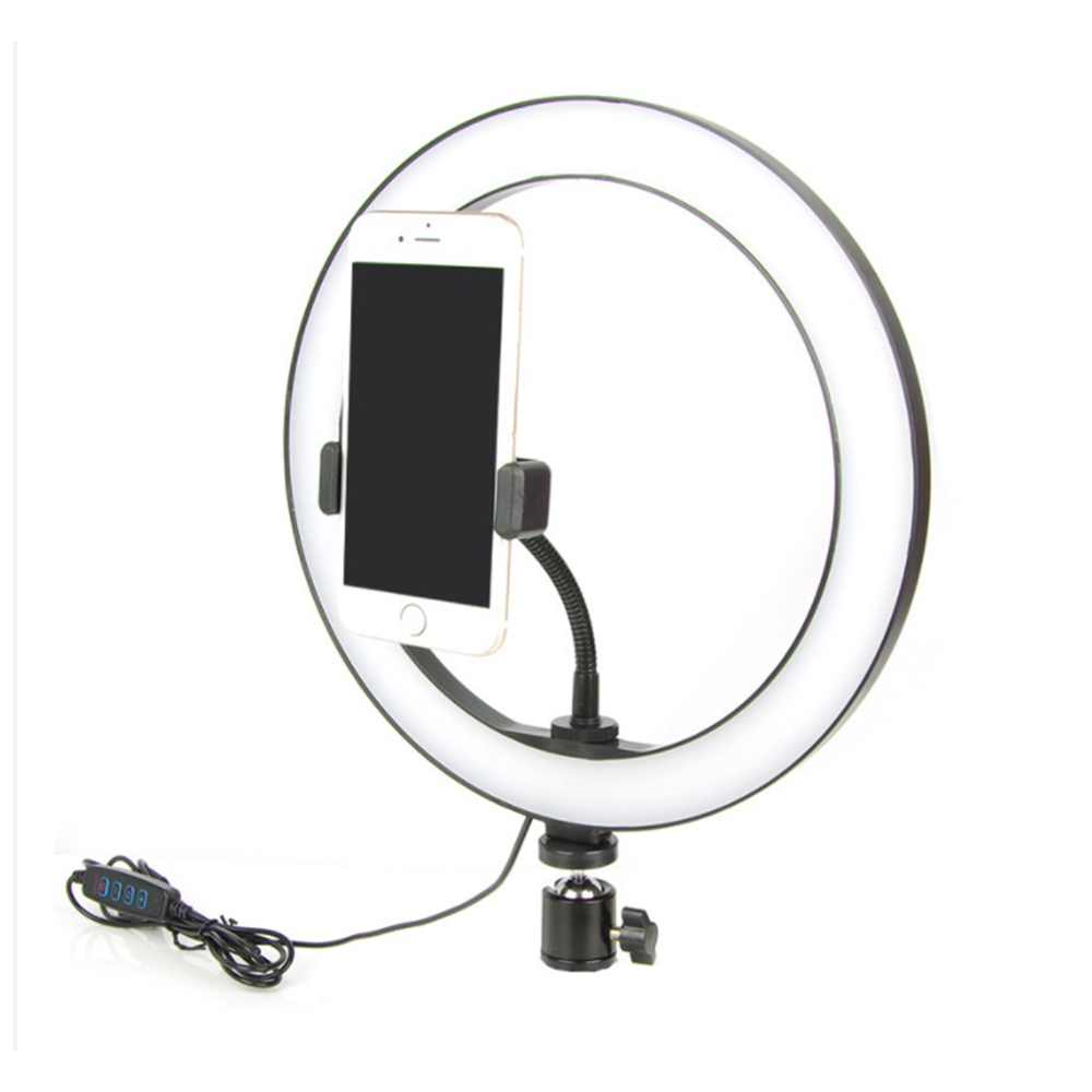 桌上型冷暖調節光 - 8吋補光燈