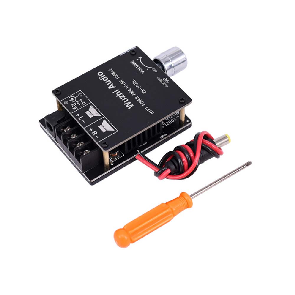 2x100W 迷你藍芽5.0數字功放板｜可濾雜訊