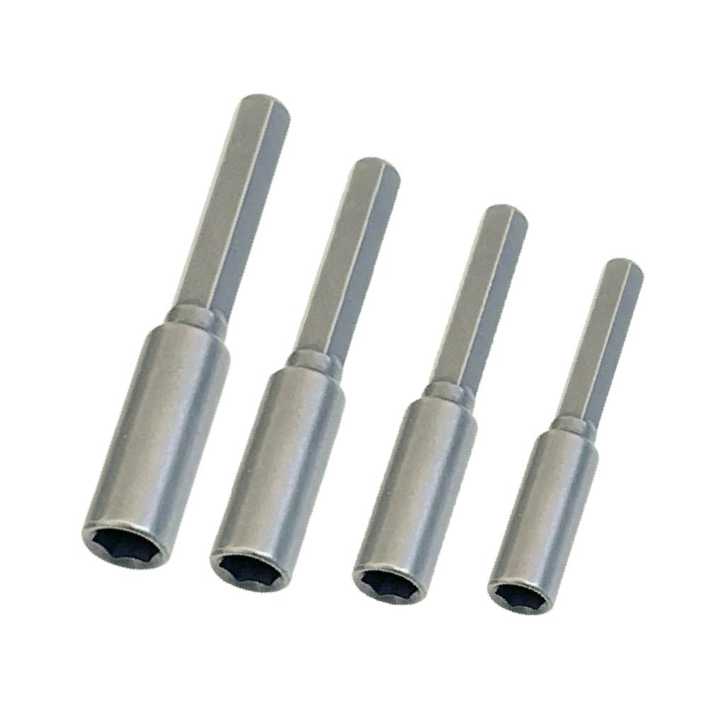 電動起子頭用6.35一體式六角磁吸延長桿｜CRV鉻釩鋼｜單售1個