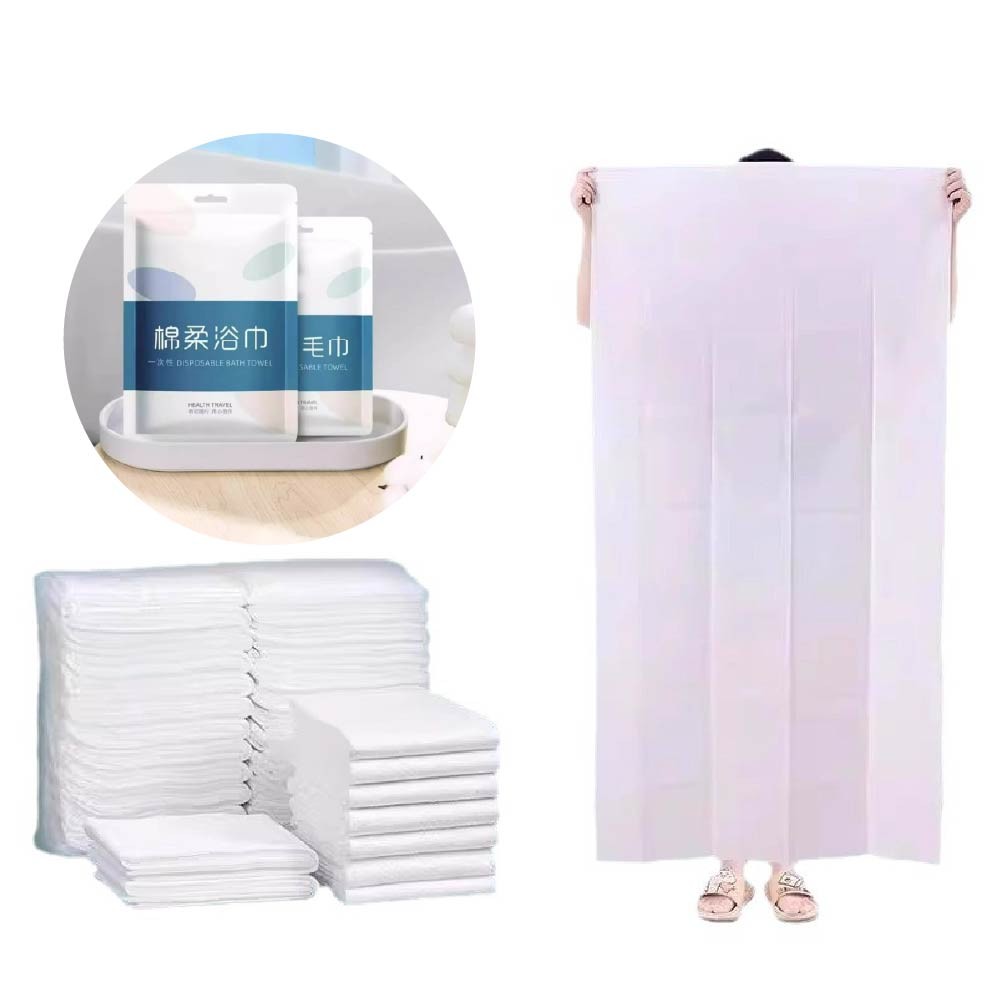 加大加厚純棉免洗浴巾/洗臉巾