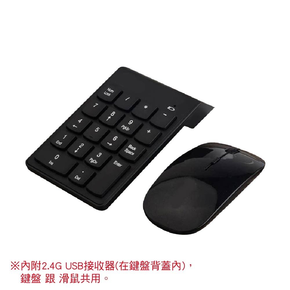2.4G無線密碼鍵盤滑鼠套組