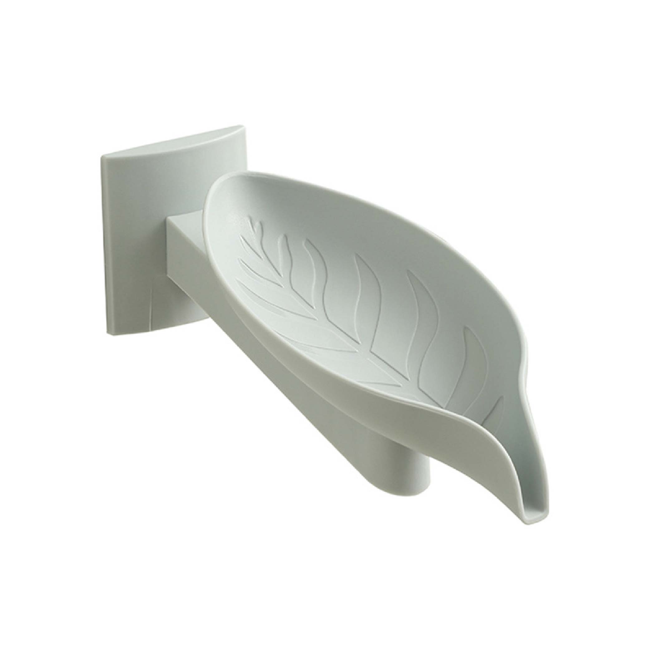 免打孔 360度樹葉香皂盒