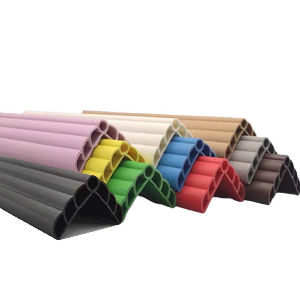 多色可彎折PVC桌面牆角防撞條/防護墊