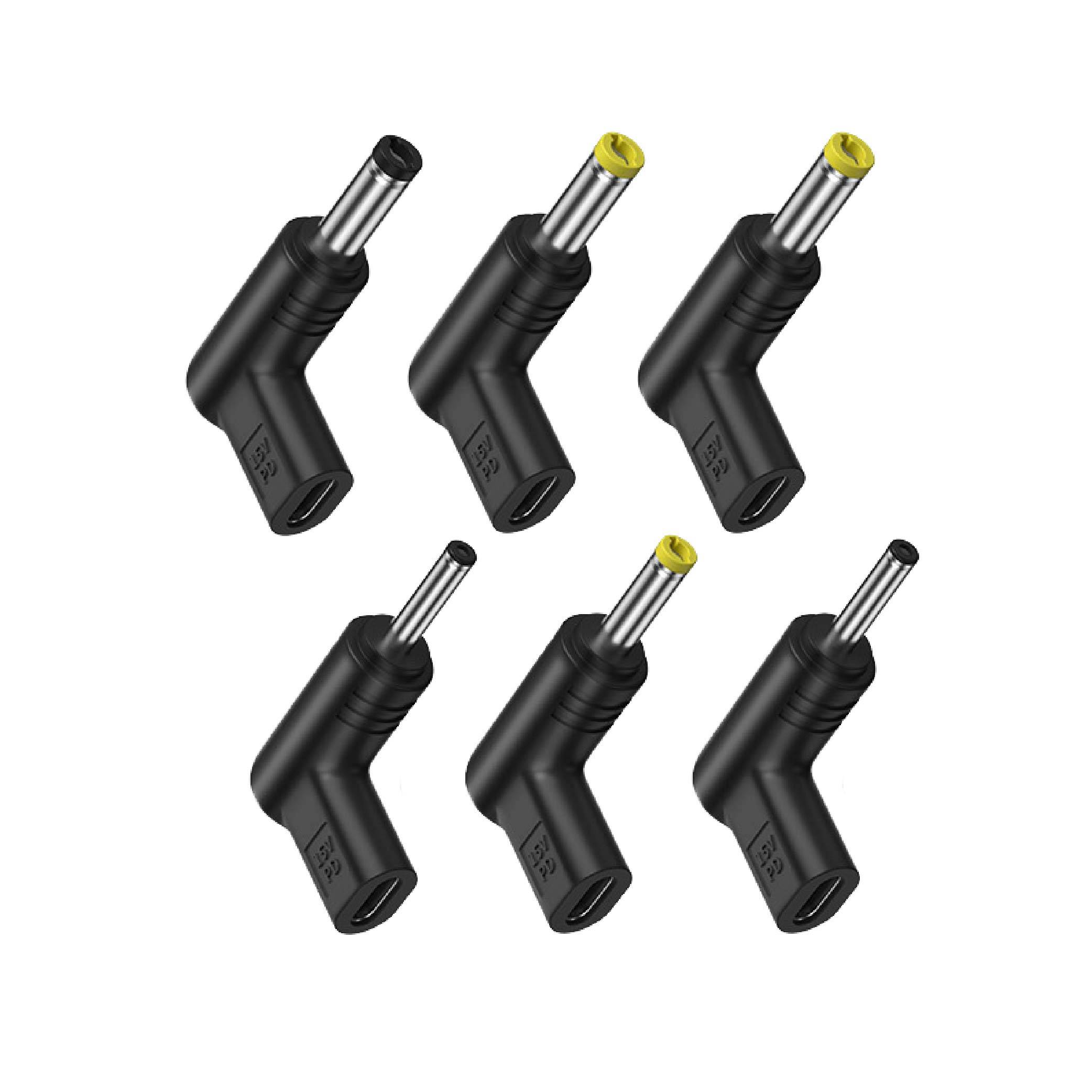 Type-C母轉DC誘騙轉接頭｜適用12V/15V/19.5V