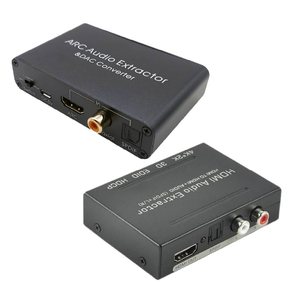 電視解碼器HDMI/ARC音頻轉換器｜附5V1A充電器/USB線