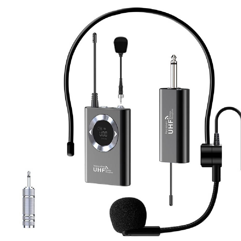UHF多功能U段專業教學有線轉無頭戴式麥克風