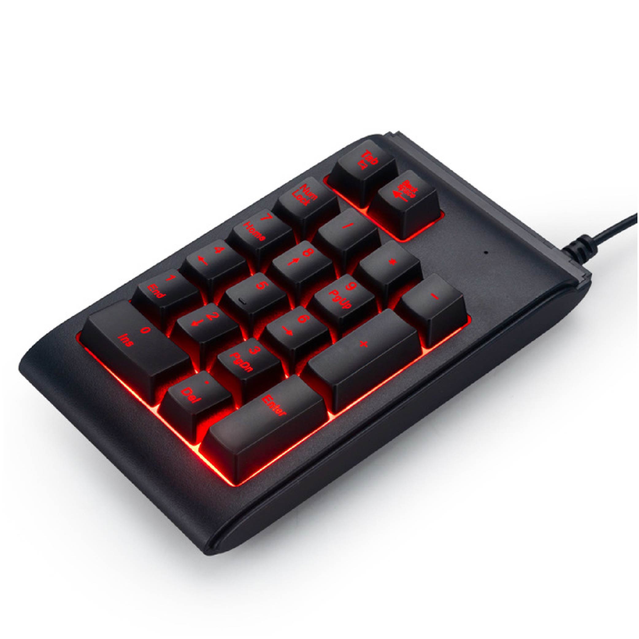 USB有線炫光數字鍵盤