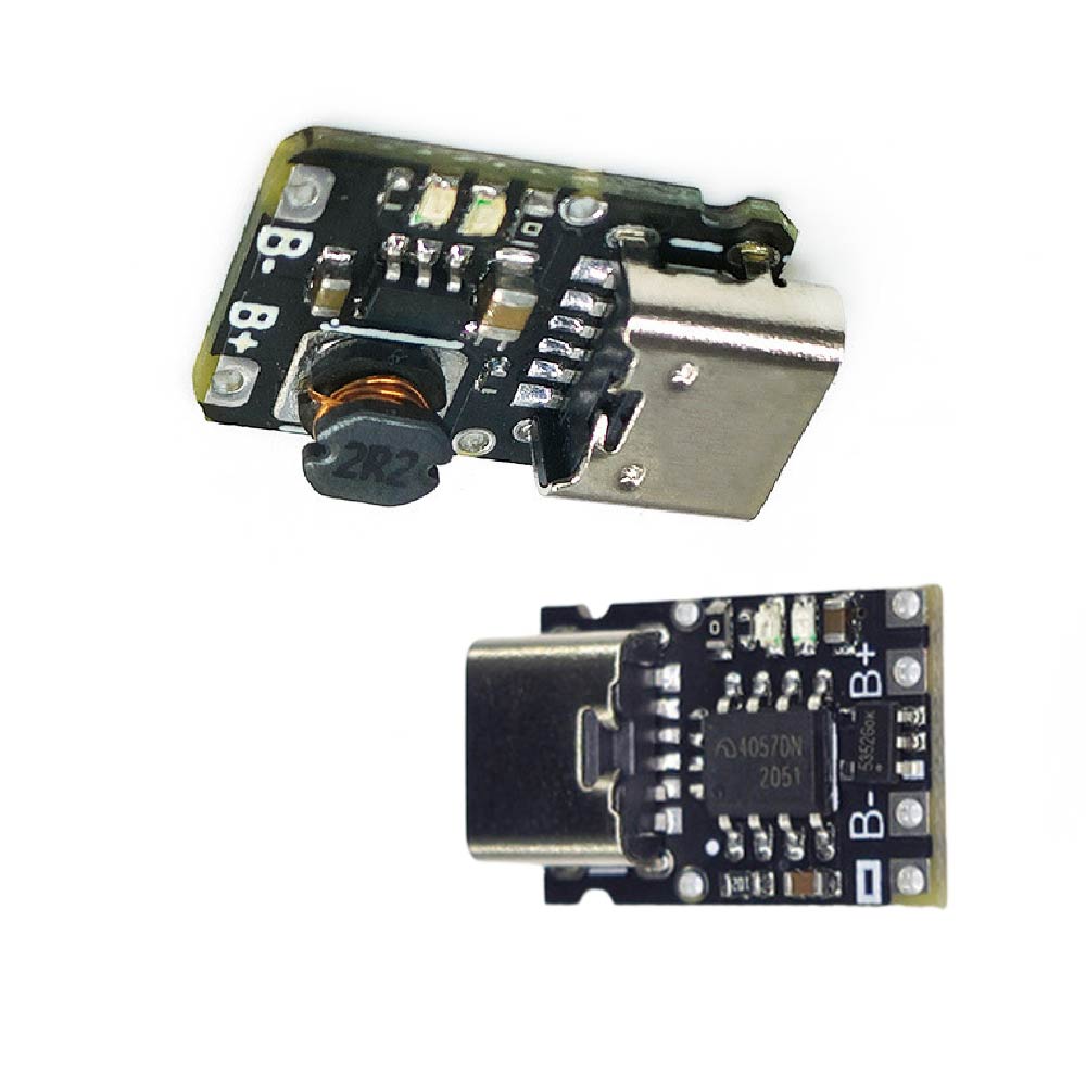 TYPE-C介面:鋰電池18650充電模塊