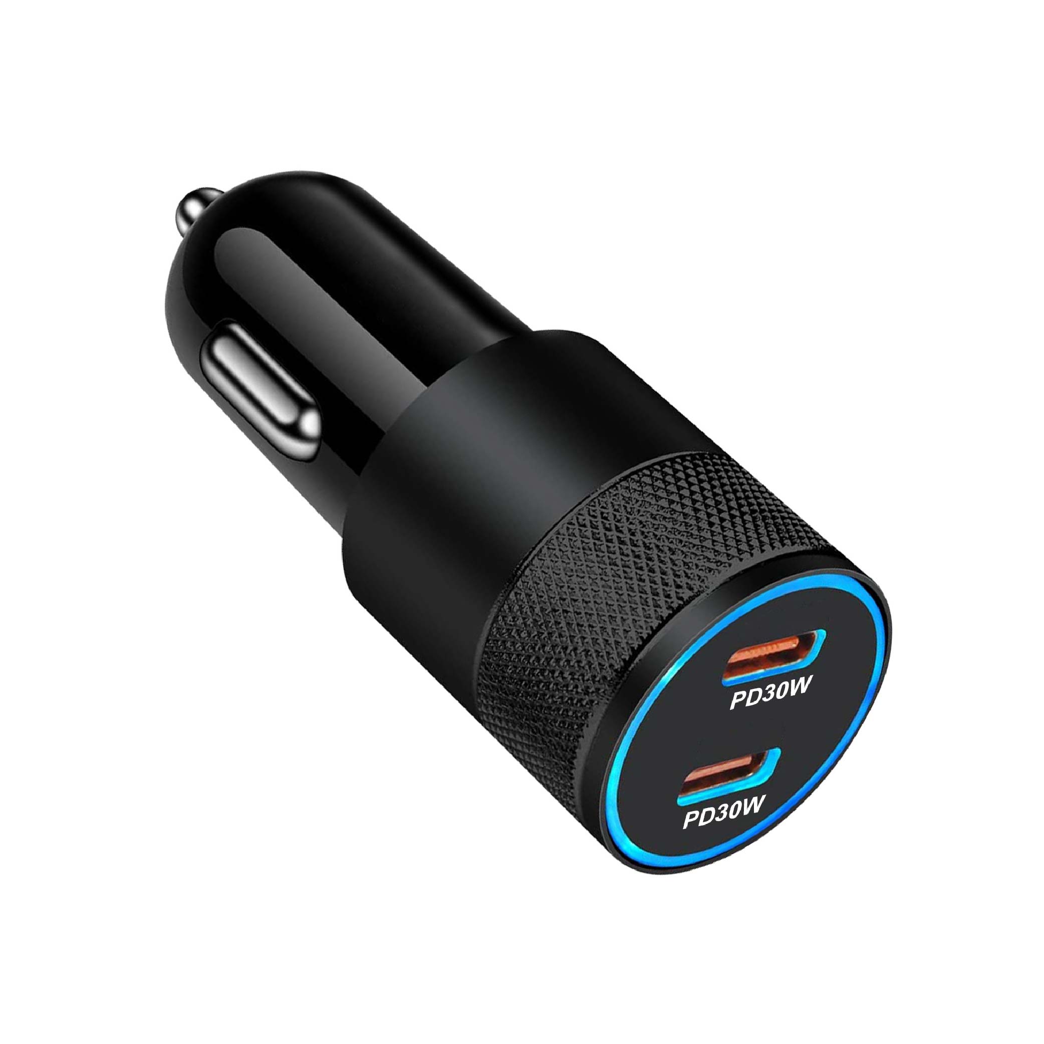 PD60W/20W 雙Type-C車用快充充電器