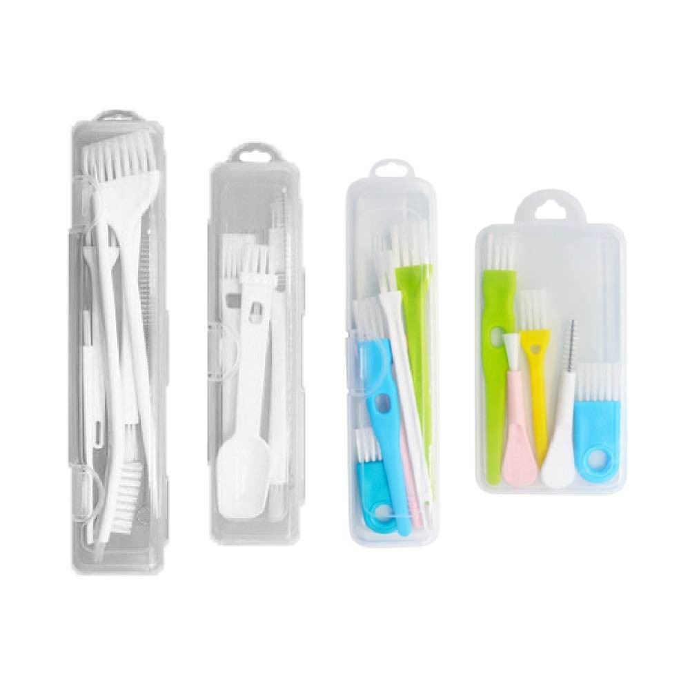 無毒材質多功能清潔毛刷套組｜奶瓶組/家務/咖啡機/鍵盤/3C周邊