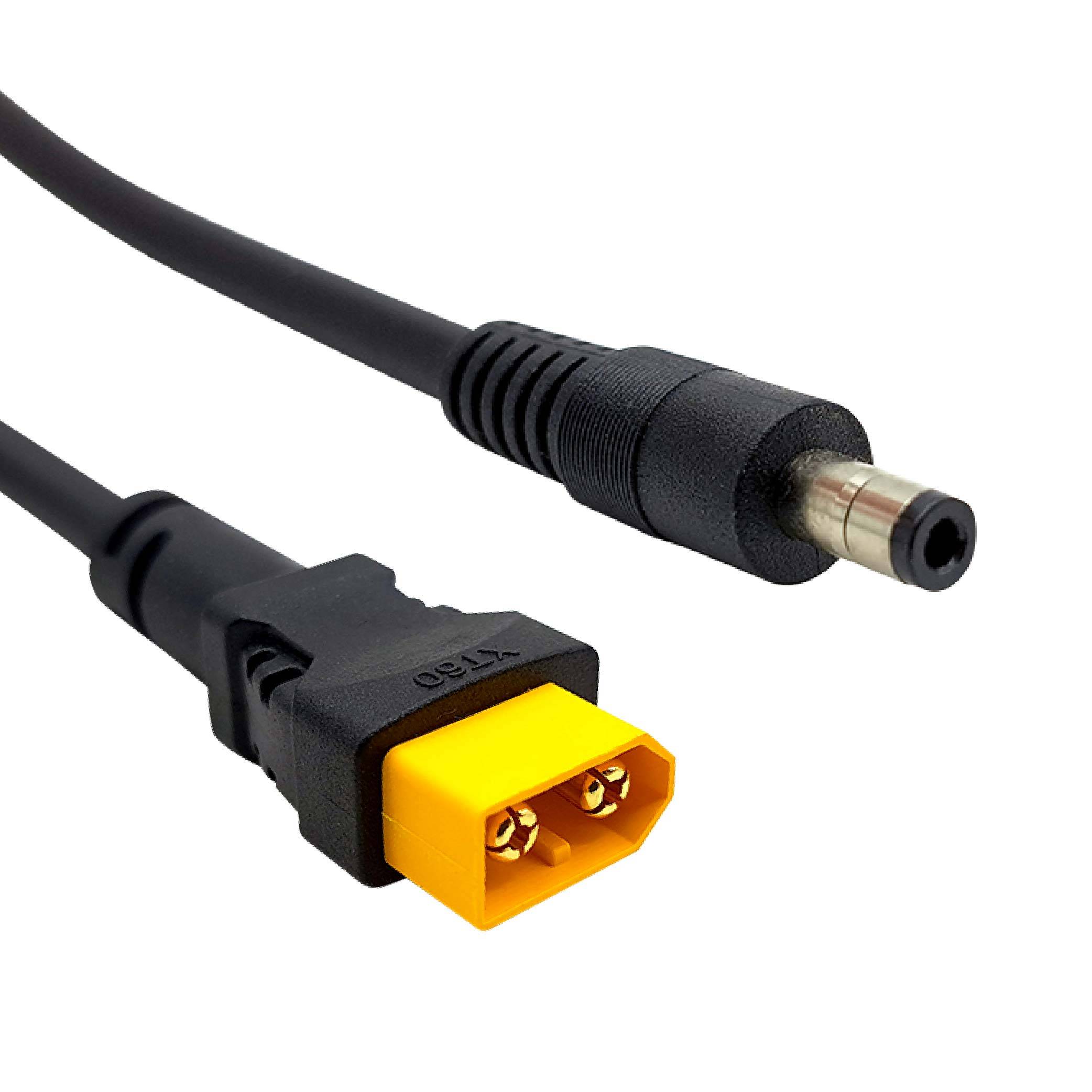 加粗純銅XT60轉DC轉接電源線｜過10A大電流