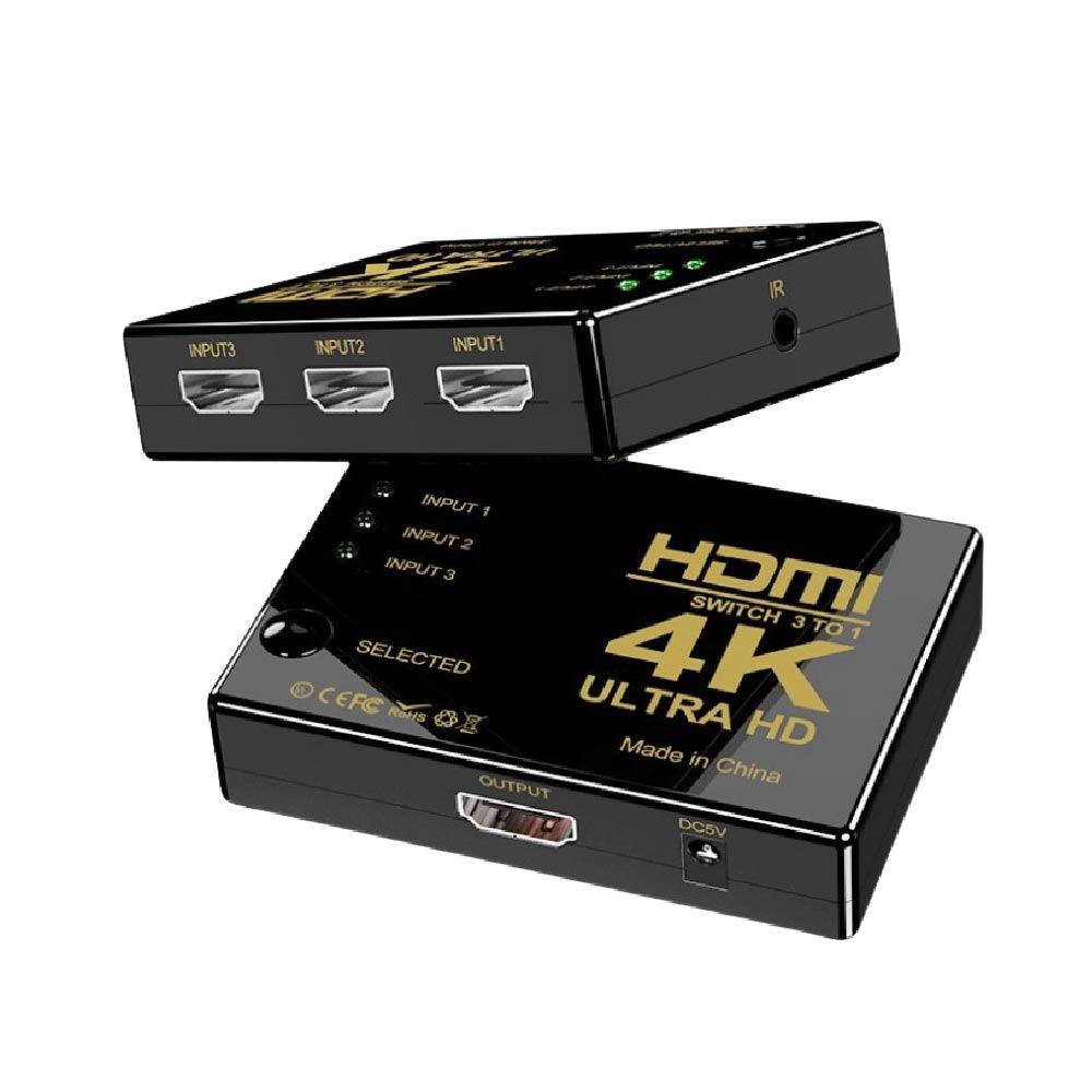 4Kx2K/1080P 3進1出 HDMI切換器