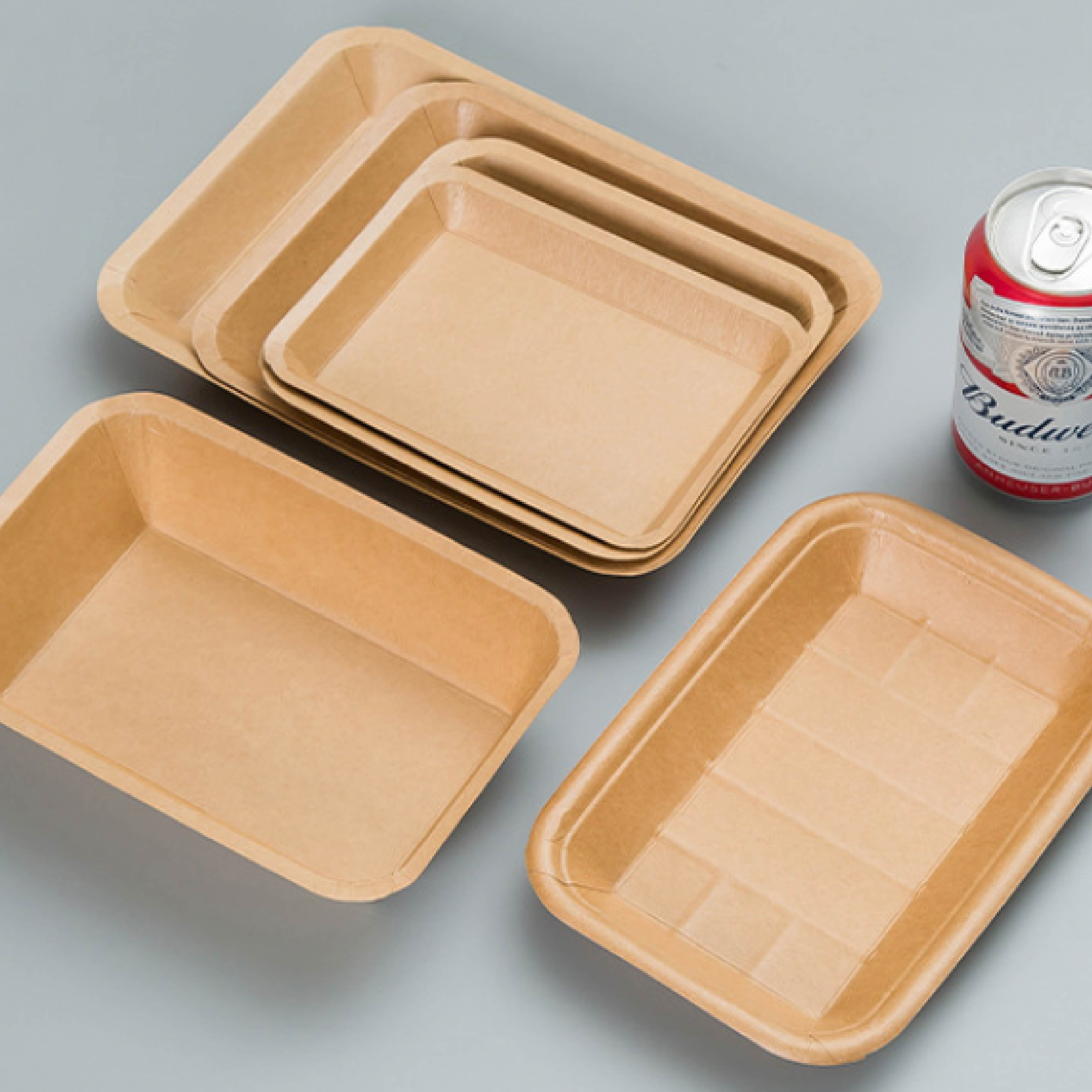 免洗 牛皮紙燒烤盤