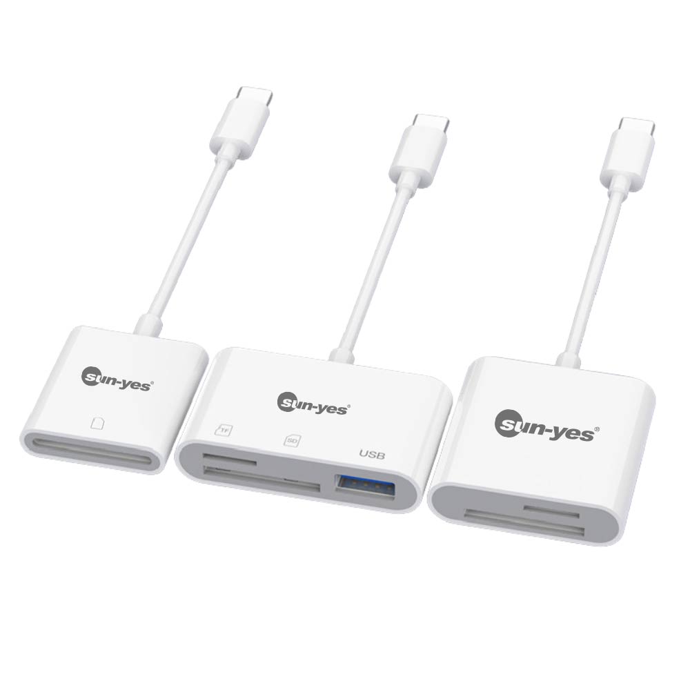 SD / MicroSD轉Type-C讀卡機轉接頭/平果讀卡機支援最新 IOS26以上